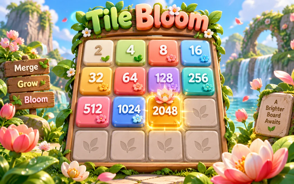 Tile Bloom 2048